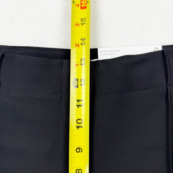 Liz Claiborne Women's Flare Leg Black Trouser 4-Way Stretch Knit Size 16 NWT - Picture 11 of 12